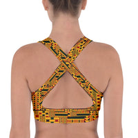 NK Kente Cross Back Sports Bra