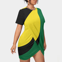 Jamaica Stacked Hem Dress Plus Size