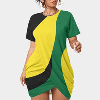 Jamaica Stacked Hem Dress Plus Size