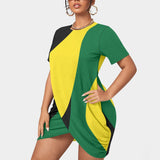 Jamaica Stacked Hem Dress Plus Size