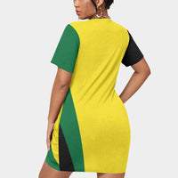 Jamaica Stacked Hem Dress Plus Size