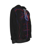Barcelona Heart Soccer Hoodie - Perfect for gift for health care professionals like doctors and nurses supporting Barcelona.