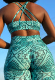 NK High Waisted Turquoise Leggings